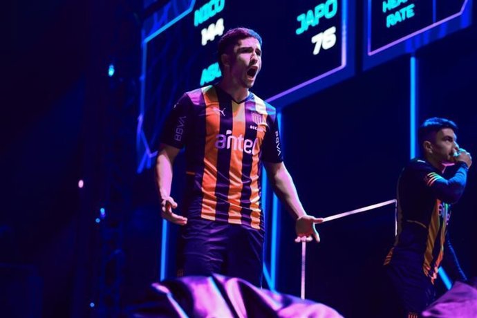 Phygital athlete displaying raw passion