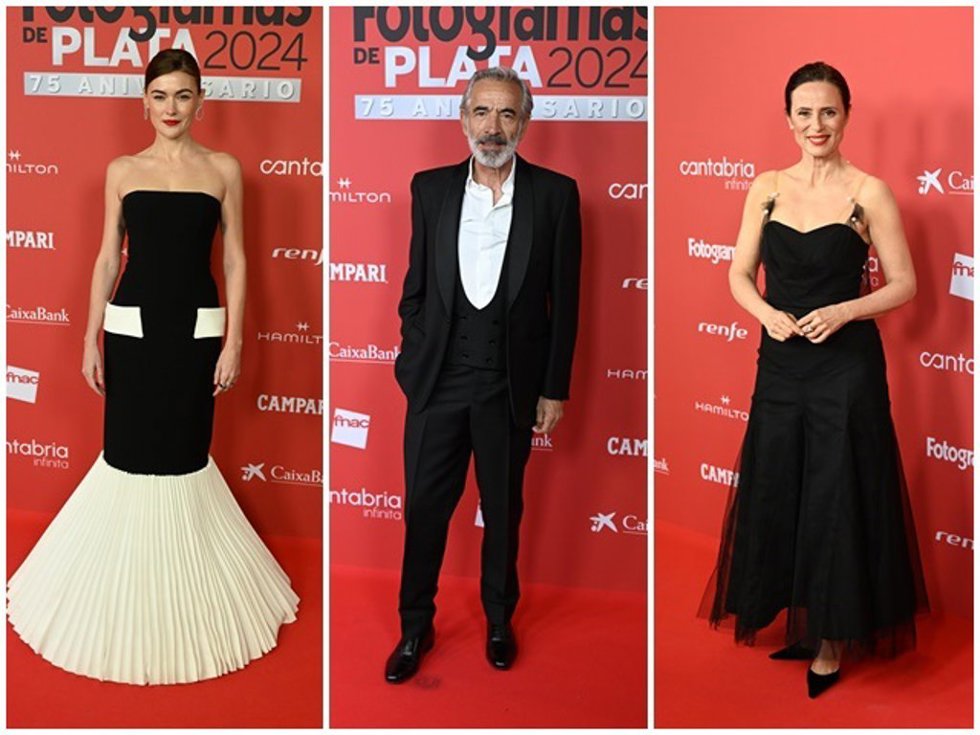 Marta Nieto, Imanol Arias y Aitana Sánchez-Gijón, entre los asistentes a la 75 edición de los Premios Fotogramas de Plata