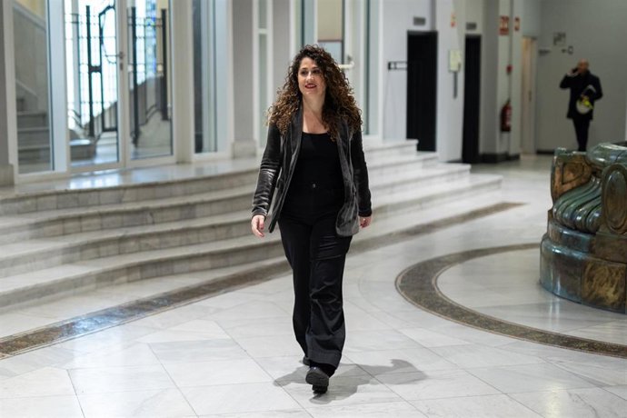 La concejala en el Ayuntamiento de Madrid por el PSOE, Enma López, en el Círculo de Bellas Artes, a 13 de febrero de 2025, en Madrid (España). 