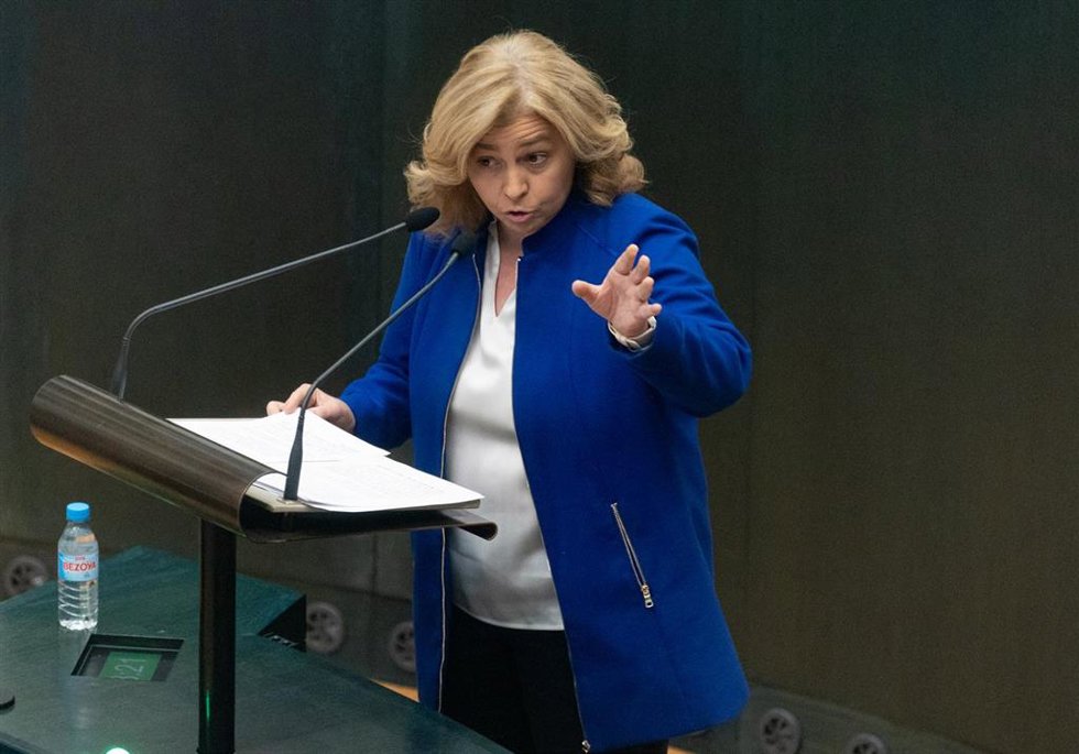Archivo - La vicealcaldesa de Madrid y delegada de Seguridad y Emergencias, Inma Sanz, interviene durante una sesión extraordinaria del Pleno Municipal 