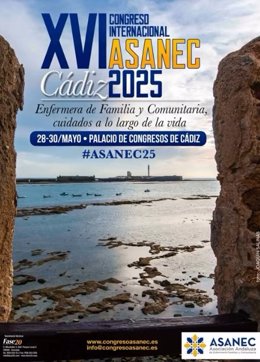 La promoción de salud durante el ciclo vital y el refuerzo de la atención primaria centrarán el XVI Congreso de Asanec, que tendrá lugar en el Palacio de Congresos de Cádiz.