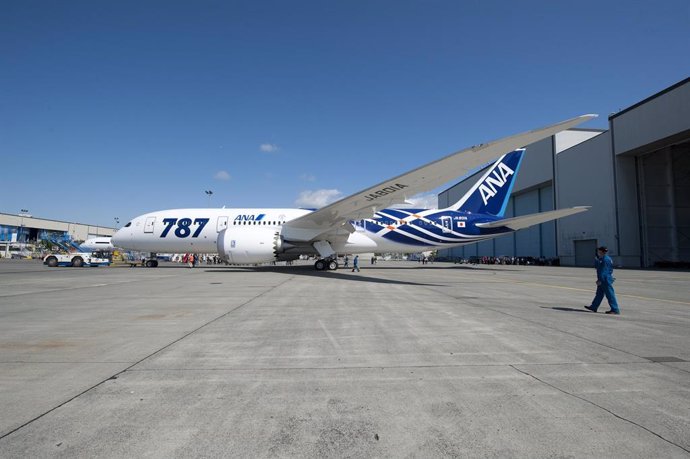 Archivo - Avión de ANA, All Nippon AirwayS.