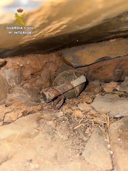 Artefacto explosivo encontrado en Muriel.