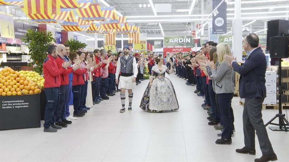 Inauguración Carrefour Alfafar tras la dana