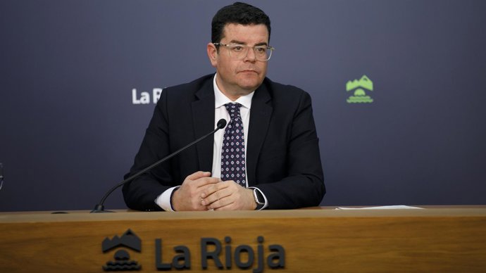 El portavoz del Ejecutivo riojano, Alfonso Domínguez.