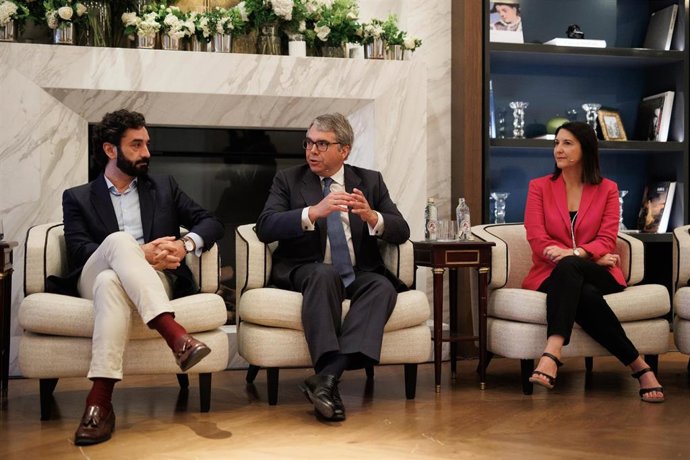 Archivo - Encuentro Ejecución de Oportunidades de Europa Press, en el Hotel Rosewood Villa Magna, a 8 de julio de 2024, en Madrid (España). El encuentro se desarrolla bajo el título: "IA Generativa: impacto, productividad y reskilling".