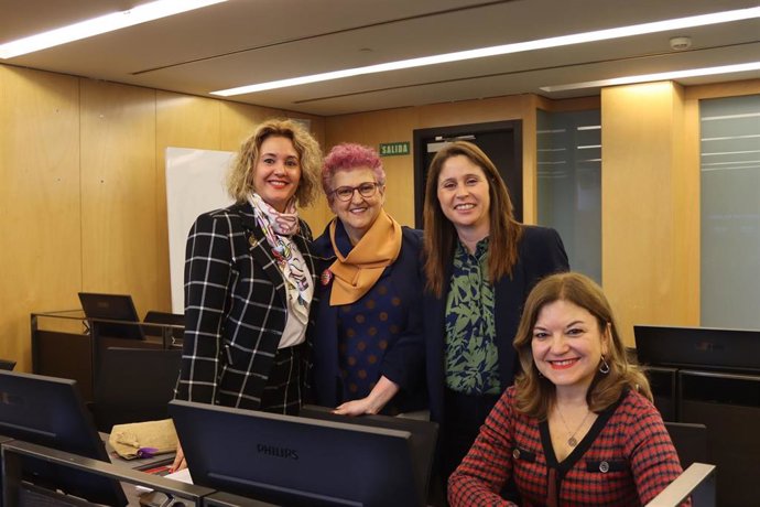 Diputadas del PSOE en la Comisión de Igualdad del Congreso.
