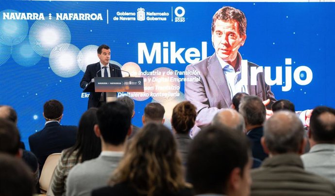 El consejero de Industria y de Transición Ecológica y Digital Empresarial del Gobierno de Navarra, Mikel Irujo.