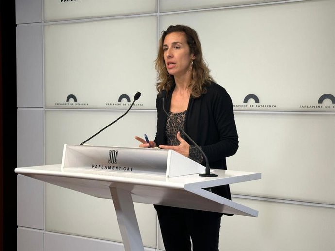 La diputada de la CUP en el Parlament Laia Estrada