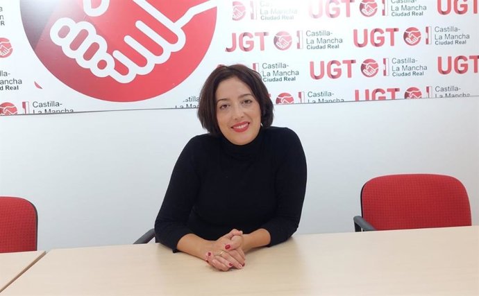 La secretaria general de UGT en la provincia de Ciudad Real, Alfonsi Álvarez.