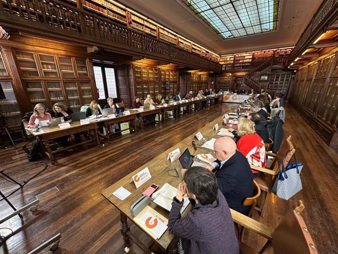 Inauguración del Consejo de Cooperación Bibliotecaria, el máximo órgano estatal en la materia, que se reúne esta semana en Oviedo