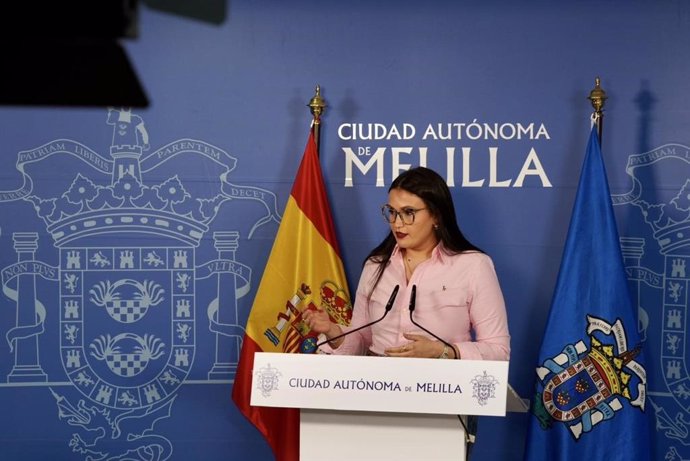La consejera de Salud Pública del Gobierno de Melilla, Randa Mohamed (PP),