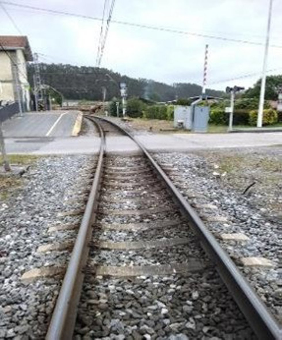 Paso a nivel en Cabezón de la Sal