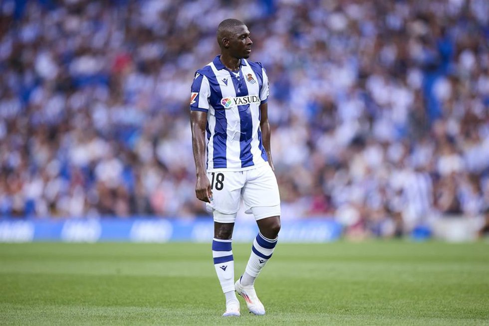 Archivo - Hamari Traoré en un partido con la Real Sociedad