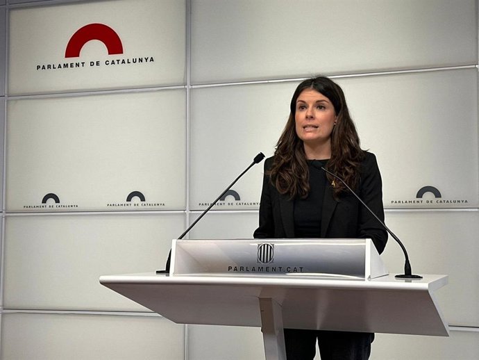 La portavoz de Junts en el Parlament, Mònica Sales