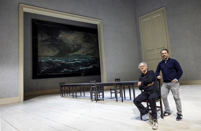 Stefan Heinrichs y James Gaffigan, sobre en el escenario de Les Arts para 'El holandés errante'