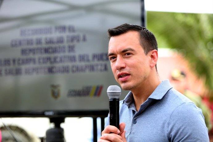 Archivo - Arquivo - Daniel Noboa, Presidente do Equador