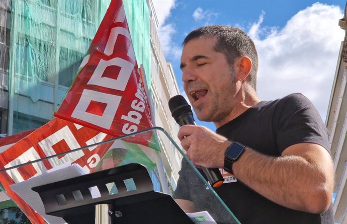 El secretario general de CCOO en Granada, Daniel Mesa
