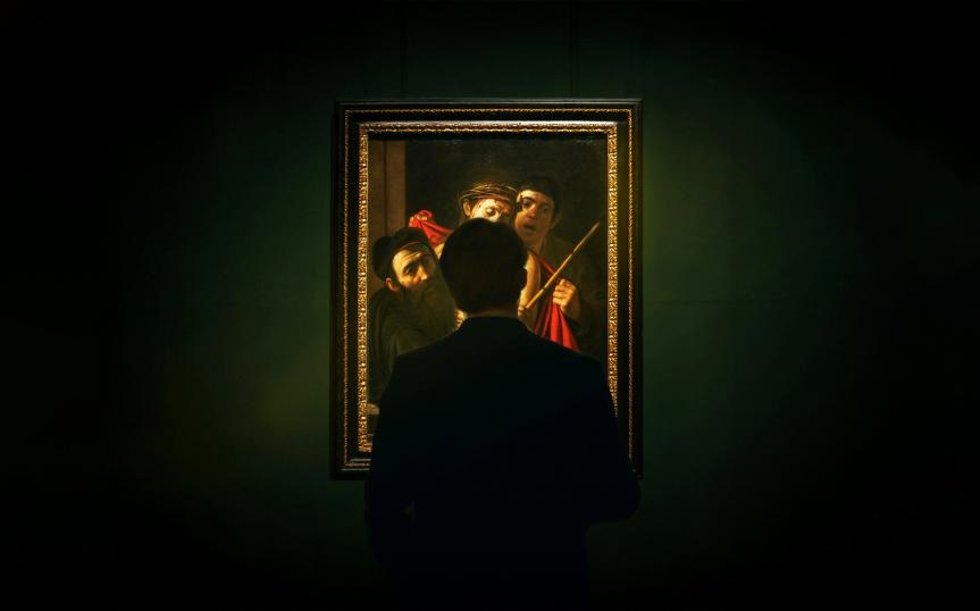 Cartel del documental The Sleeper. El Caravaggio perdido.