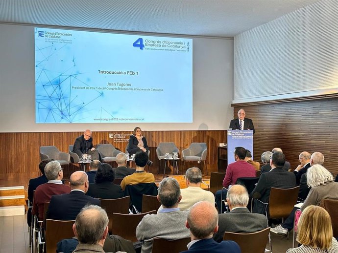 Acto de presentación del Eje 1 del cuarto Congrés d'Economia i Empresa de Catalunya