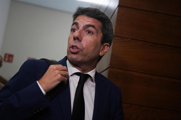 Archivo - El presidente de la Generalitat Valenciana, Carlos Mazón, en imagen de archivo. 