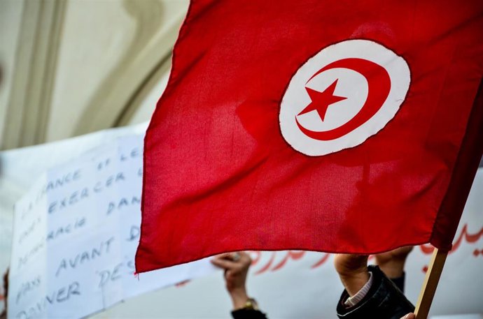 Archivo - Bandera de Túnez