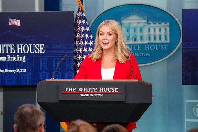 La portavoz de la Casa Blanca, Karoline Leavitt 