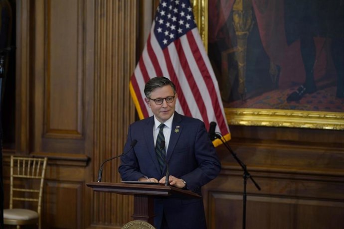 Archivo - El presidente de la Cámara de Representantes de EEUU, Mike Johnson (archivo)