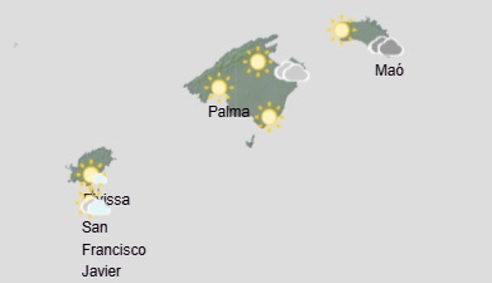 El tiempo hoy, miércoles 26 de febrero, en Baleares.