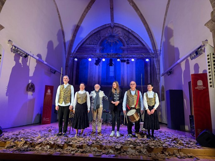 Imagen del estreno de 'Tonada' en el CEL de Potes