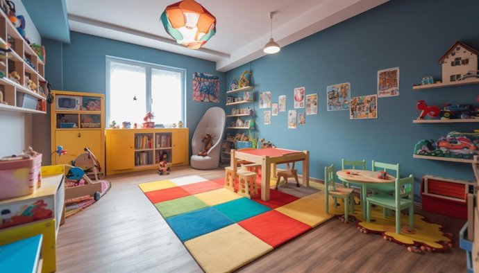Archivo - Imagen de archivo del interior de una escuela infantil en Andalucía.
