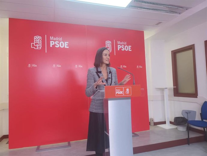 La portavoz del PSOE en el Ayuntamiento de Madrid, Reyes Maroto.