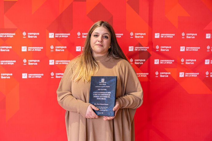 María Alesanco, autora de la tesis defendida en la UR