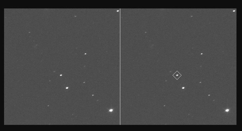 Imagénes del asteroide Donaldjohansson