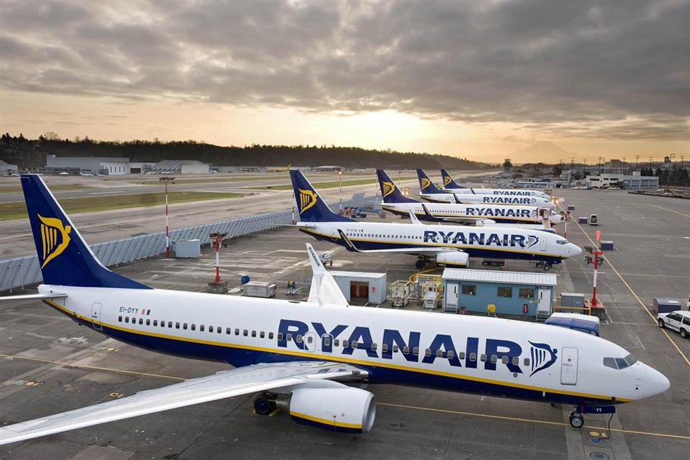 Archivo - Aviones de Ryanair en una imagen de archivo.