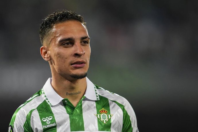 El futbolista del Real Betis Antony durante un partido