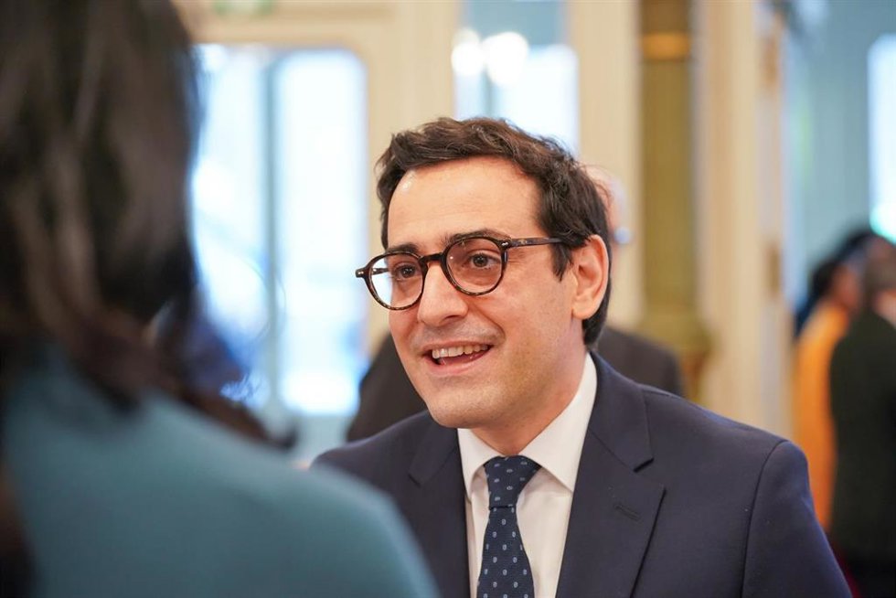 Archivo - El vicepresidente ejecutivo y comisario de Mercado Interior de la Comisión Europea, Stéphane Séjourné, en Bilbao, Vizcaya, País Vasco (España). 