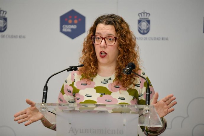 La portavoz del PSOE en el Ayuntamiento de Ciudad Real, Sara Martínez.