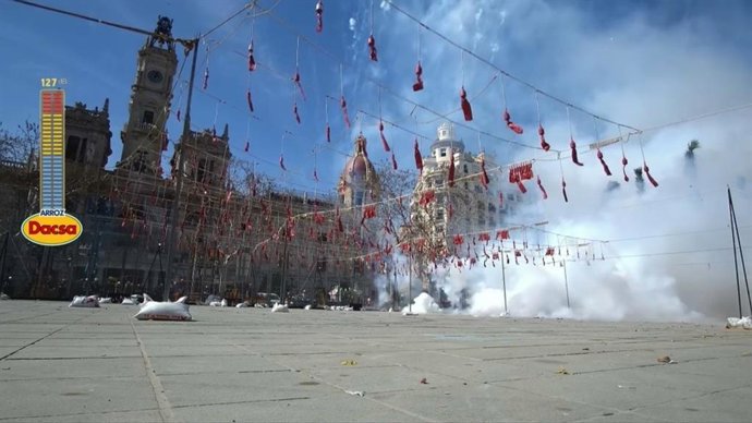 Imatge d'una mascletà en À Punt
