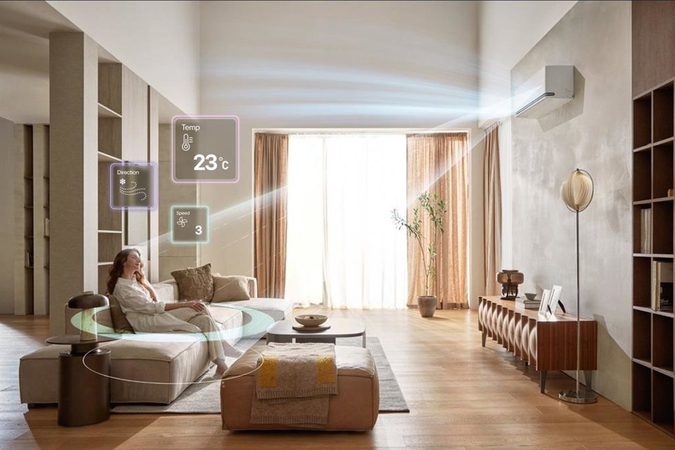 El nuevo aire acondicionado LG DUALCOOL AI Air.
