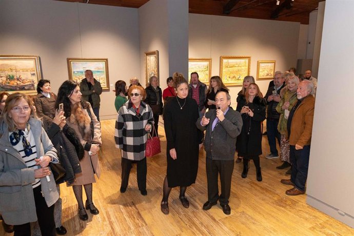 Inauguración de la exposición del Antonio de la Peña.