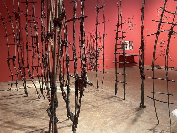 Exposición 'Marta Palau. Mis caminos son terrestres' en el Museu Tàpies de Barcelona