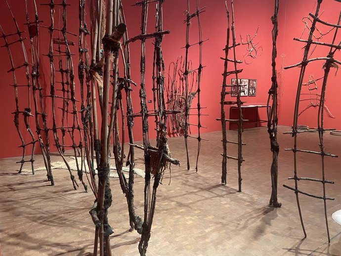 Exposición 'Marta Palau. Mis caminos son terrestres' en el Museu Tàpies de Barcelona