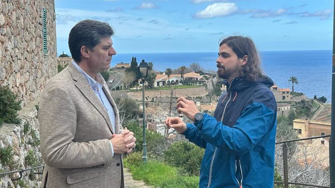 El conseller de Turismo, Cultura y Deportes, Jaume Bauzà, este miércoles en Banyalbufar.