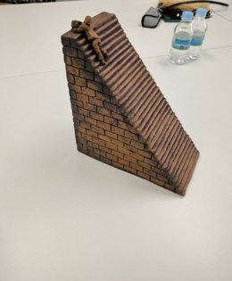 Imagen de cómo será la  escultura homenaje a los salmantinos víctimas de los campso de concentración nazis.