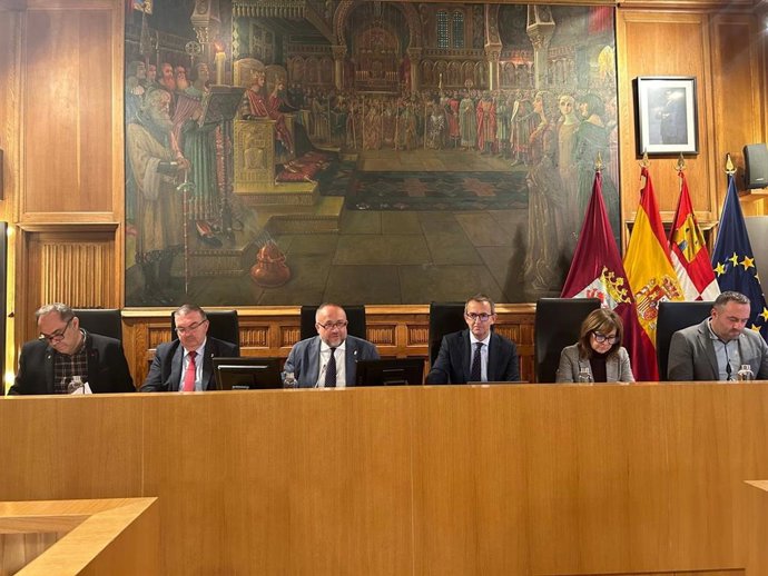 Pleno de la Diputación de León.