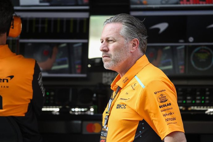 Archivo - El director ejecutivo de McLaren, Zak Brown.