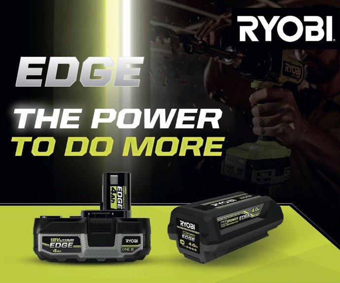 Ryobi presenta EDGE, su nueva generación de baterías