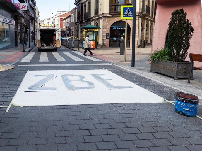 Señal de la Zona de Bajas Emisiones
