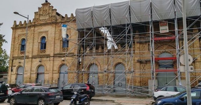Antigua estación de tren de Huelva.